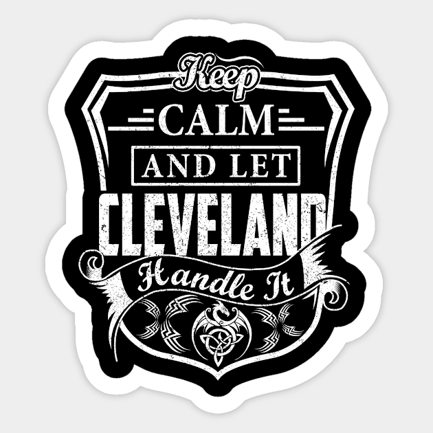 CLEVELAND Sticker by Rodmich25